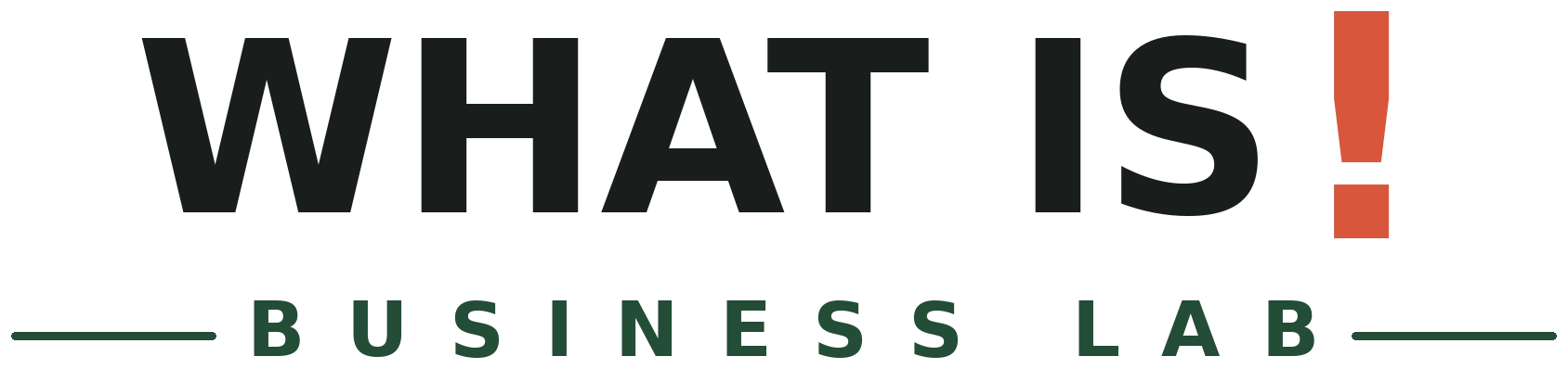 WHAT IS! BUSINESS LAB